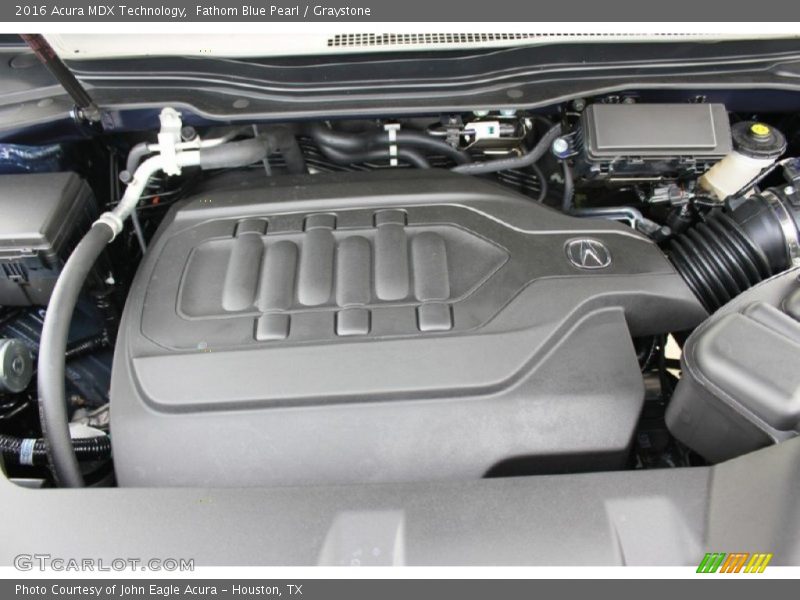 Fathom Blue Pearl / Graystone 2016 Acura MDX Technology