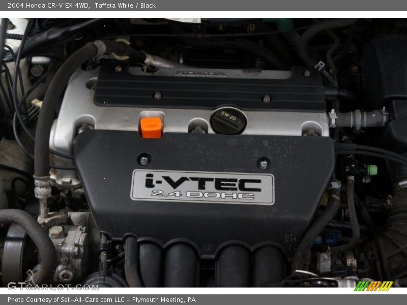 Taffeta White / Black 2004 Honda CR-V EX 4WD