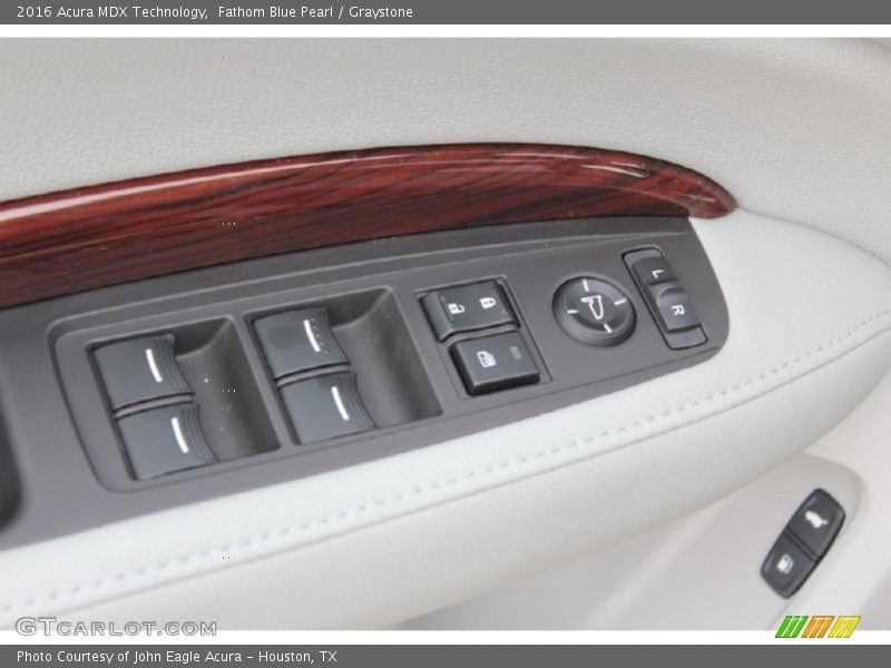 Fathom Blue Pearl / Graystone 2016 Acura MDX Technology