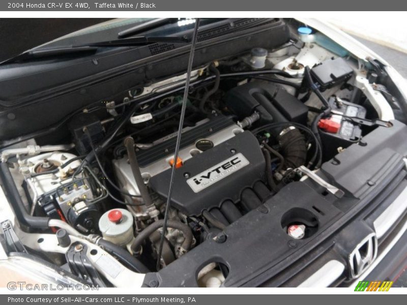 Taffeta White / Black 2004 Honda CR-V EX 4WD