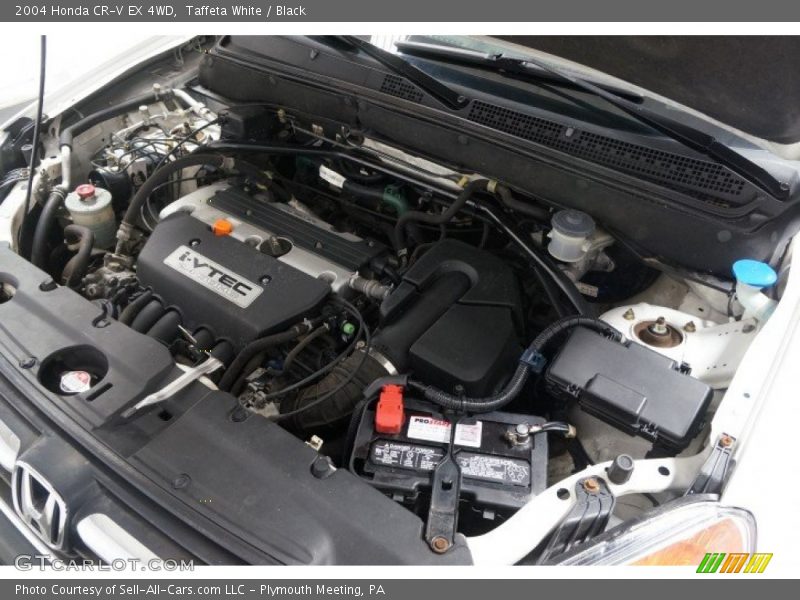Taffeta White / Black 2004 Honda CR-V EX 4WD