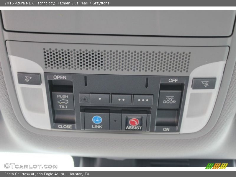 Fathom Blue Pearl / Graystone 2016 Acura MDX Technology