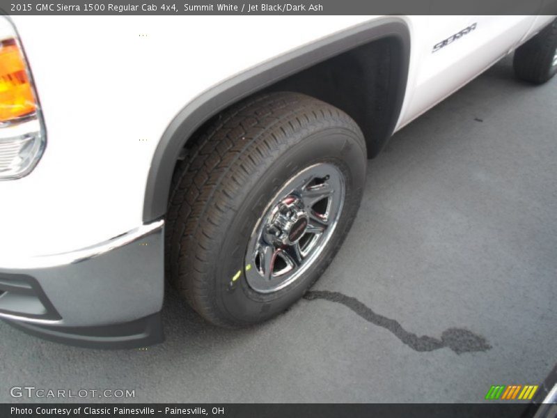 Summit White / Jet Black/Dark Ash 2015 GMC Sierra 1500 Regular Cab 4x4