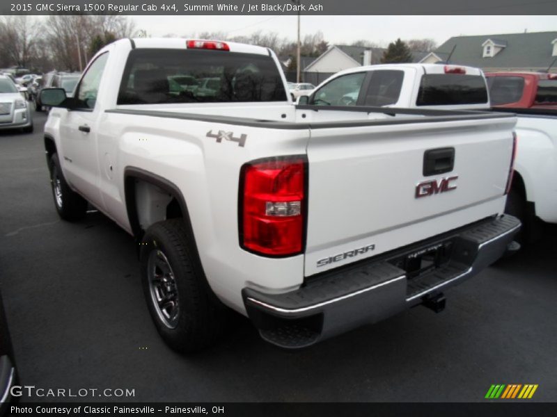 Summit White / Jet Black/Dark Ash 2015 GMC Sierra 1500 Regular Cab 4x4