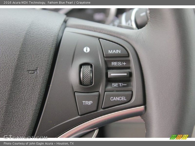 Fathom Blue Pearl / Graystone 2016 Acura MDX Technology