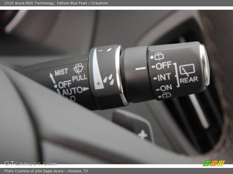 Fathom Blue Pearl / Graystone 2016 Acura MDX Technology