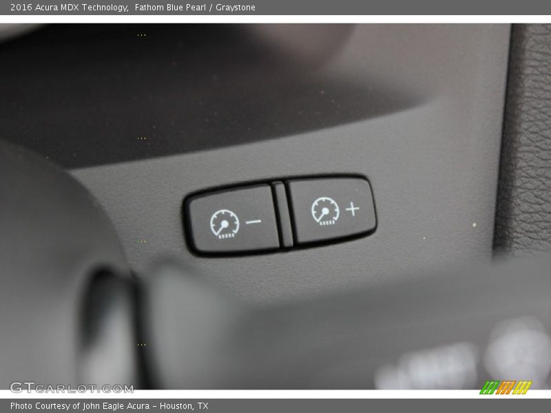 Fathom Blue Pearl / Graystone 2016 Acura MDX Technology