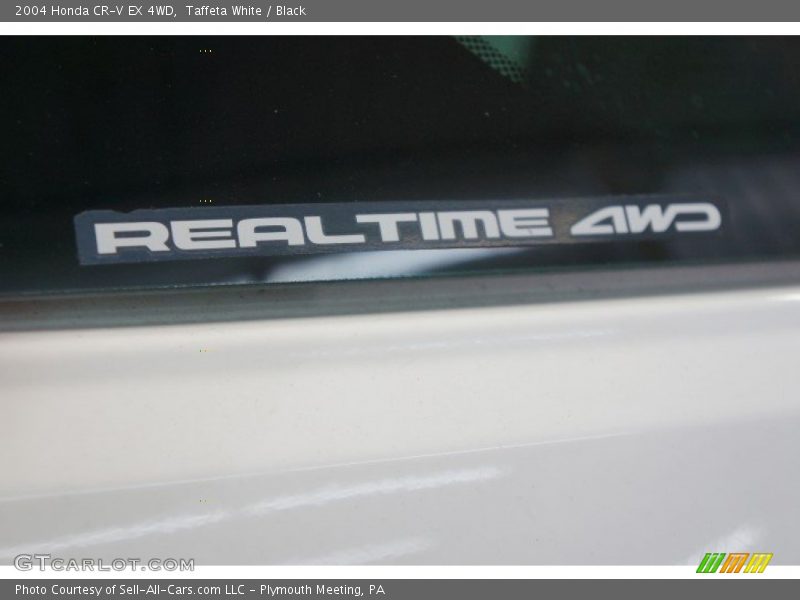 Taffeta White / Black 2004 Honda CR-V EX 4WD