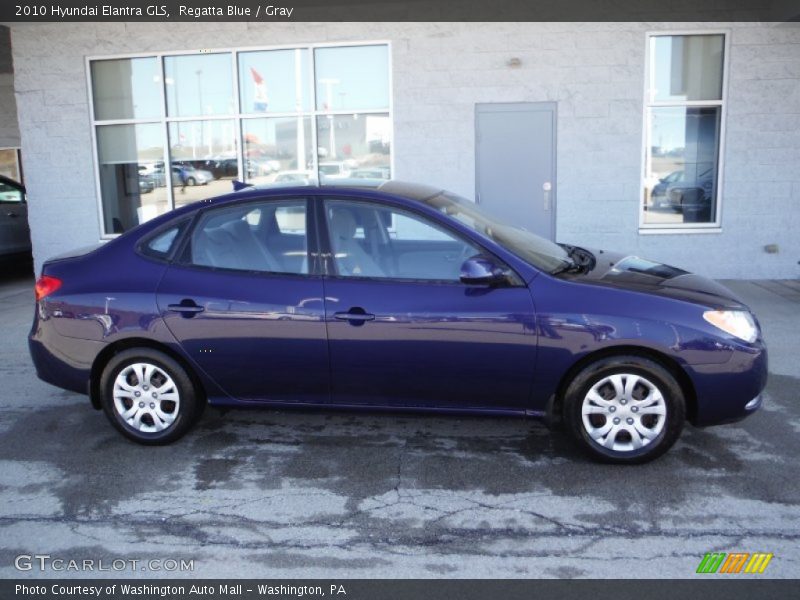 Regatta Blue / Gray 2010 Hyundai Elantra GLS