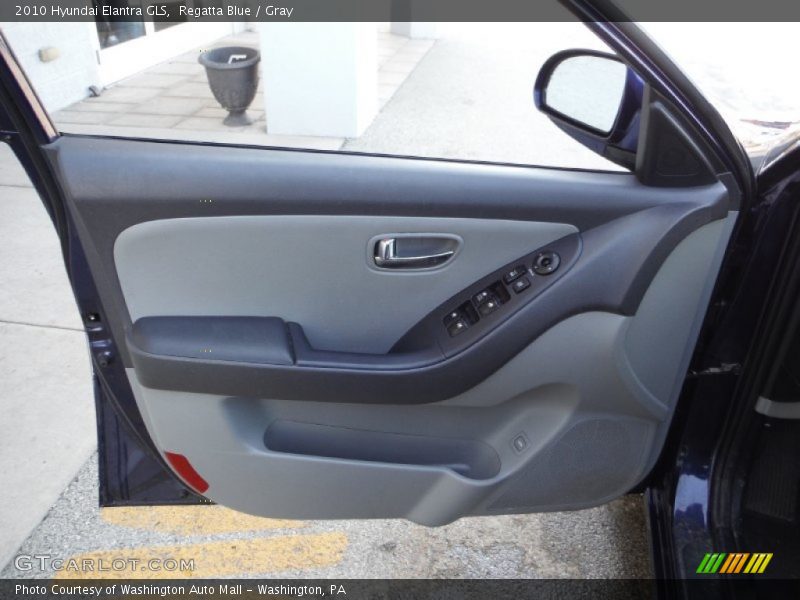 Regatta Blue / Gray 2010 Hyundai Elantra GLS