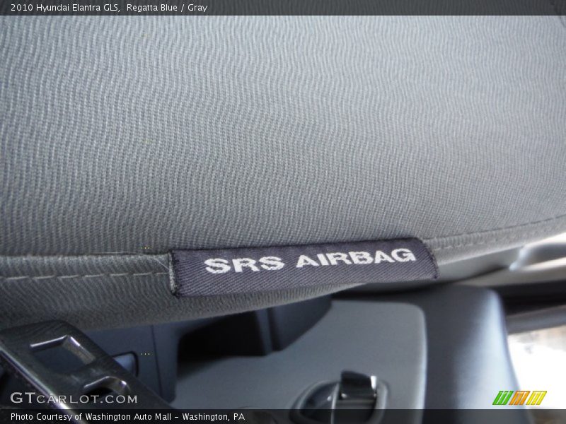 Regatta Blue / Gray 2010 Hyundai Elantra GLS