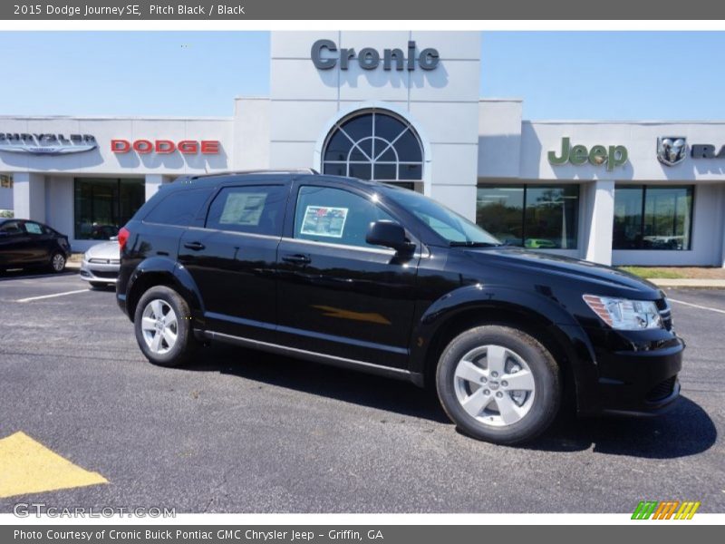 Pitch Black / Black 2015 Dodge Journey SE