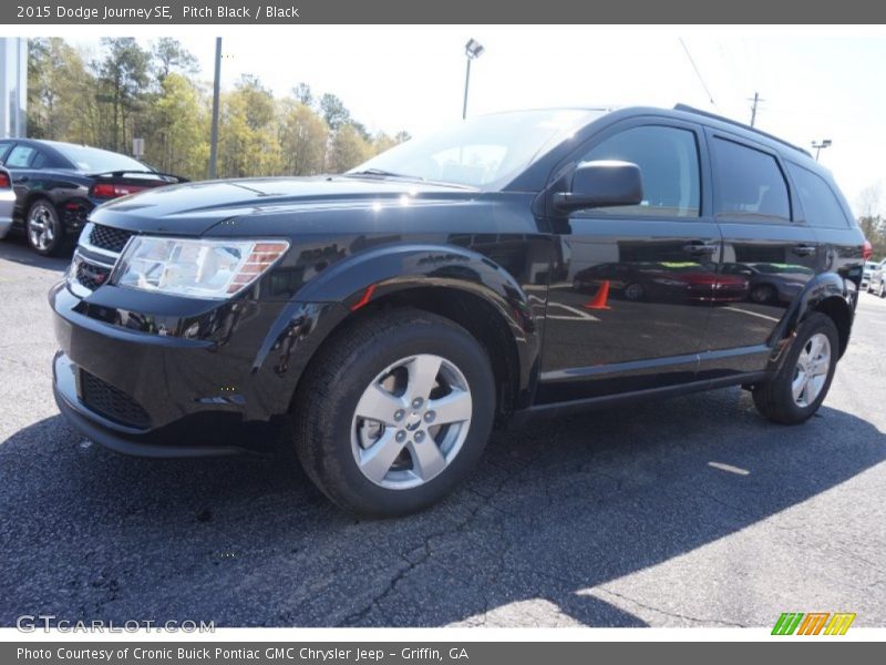 Pitch Black / Black 2015 Dodge Journey SE
