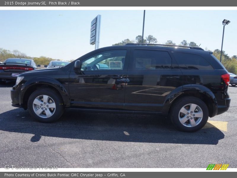 Pitch Black / Black 2015 Dodge Journey SE