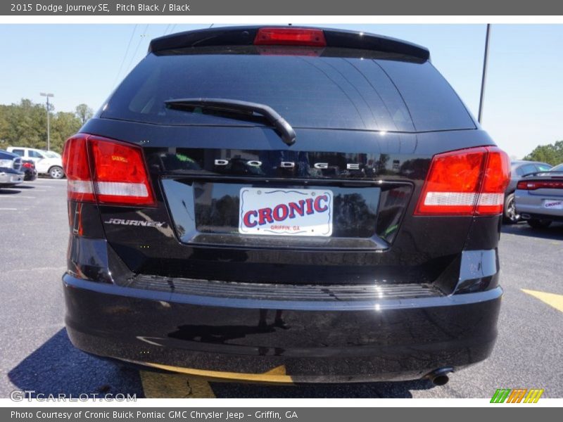 Pitch Black / Black 2015 Dodge Journey SE