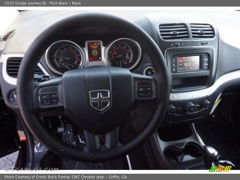 Pitch Black / Black 2015 Dodge Journey SE