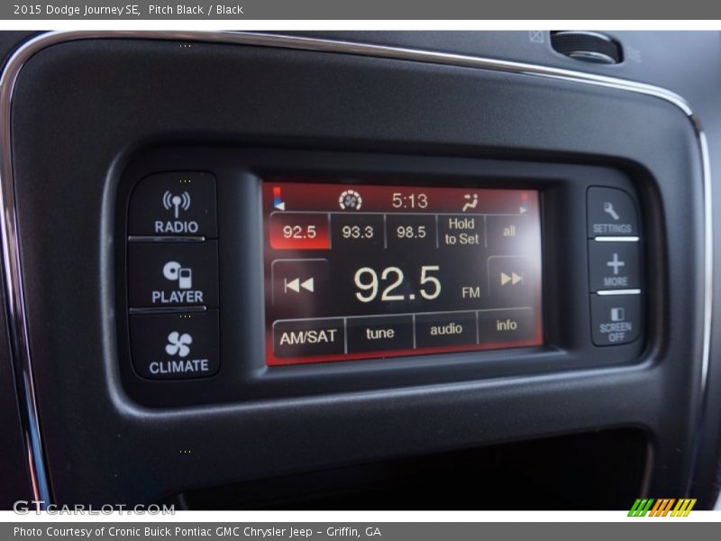 Pitch Black / Black 2015 Dodge Journey SE