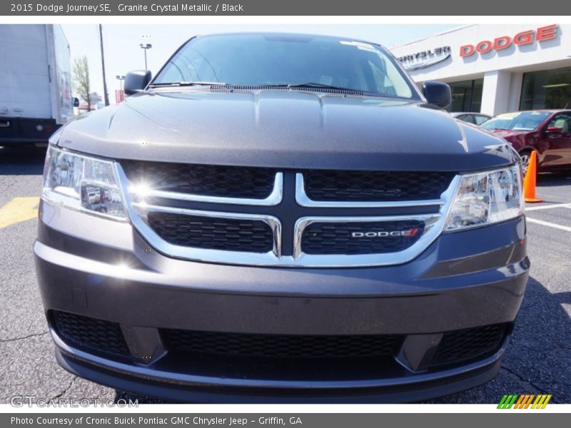 Granite Crystal Metallic / Black 2015 Dodge Journey SE