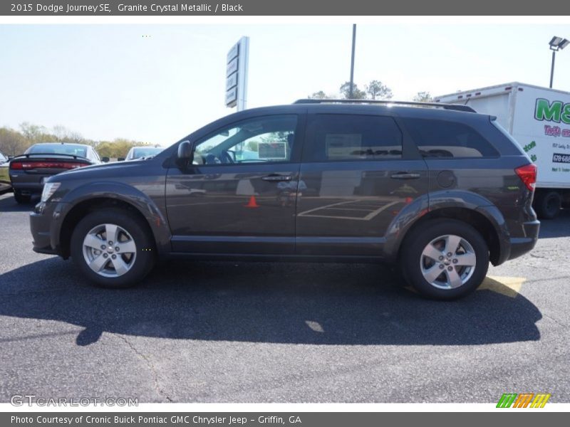 Granite Crystal Metallic / Black 2015 Dodge Journey SE