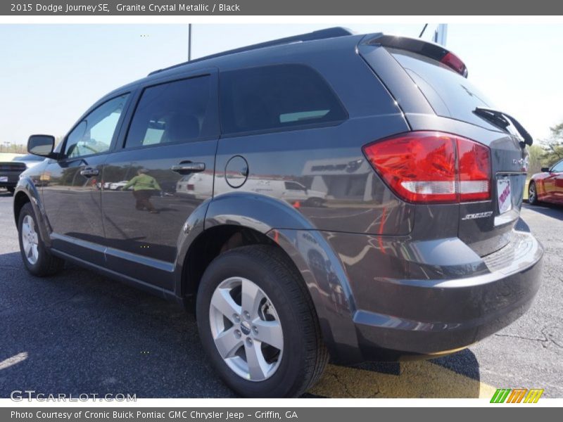 Granite Crystal Metallic / Black 2015 Dodge Journey SE