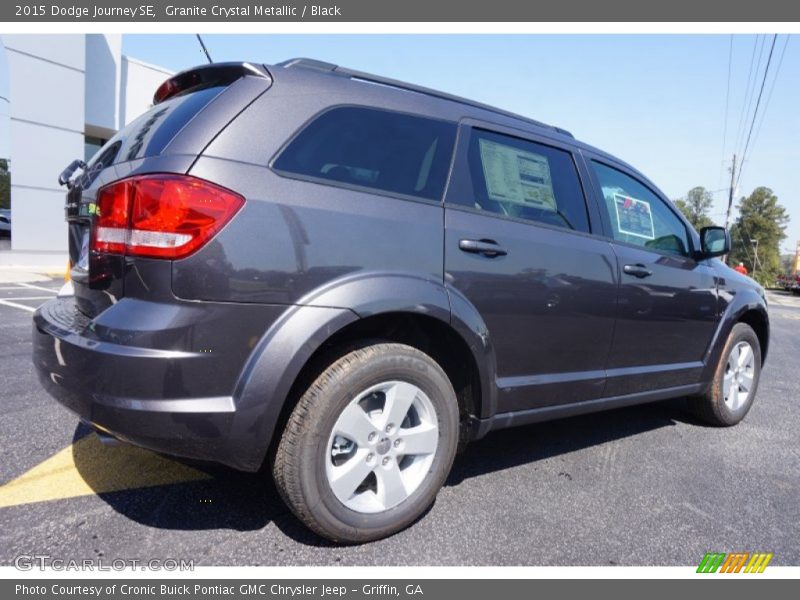 Granite Crystal Metallic / Black 2015 Dodge Journey SE
