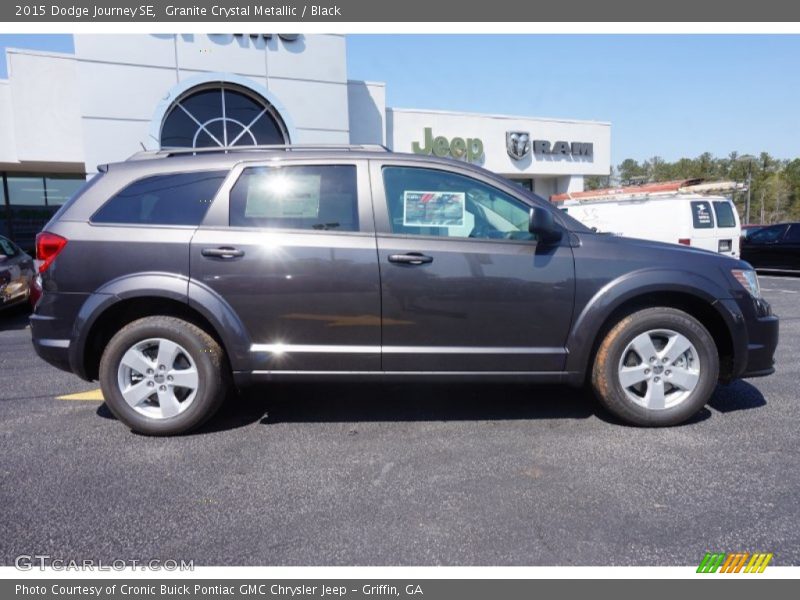 Granite Crystal Metallic / Black 2015 Dodge Journey SE