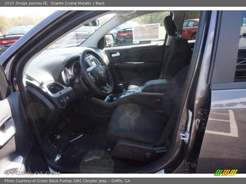 Granite Crystal Metallic / Black 2015 Dodge Journey SE
