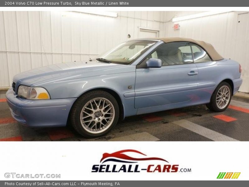 Sky Blue Metallic / Linen White 2004 Volvo C70 Low Pressure Turbo