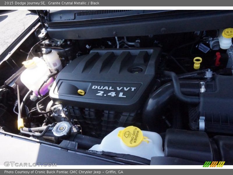 Granite Crystal Metallic / Black 2015 Dodge Journey SE