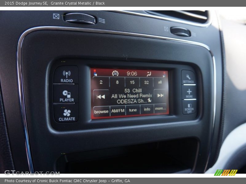 Granite Crystal Metallic / Black 2015 Dodge Journey SE