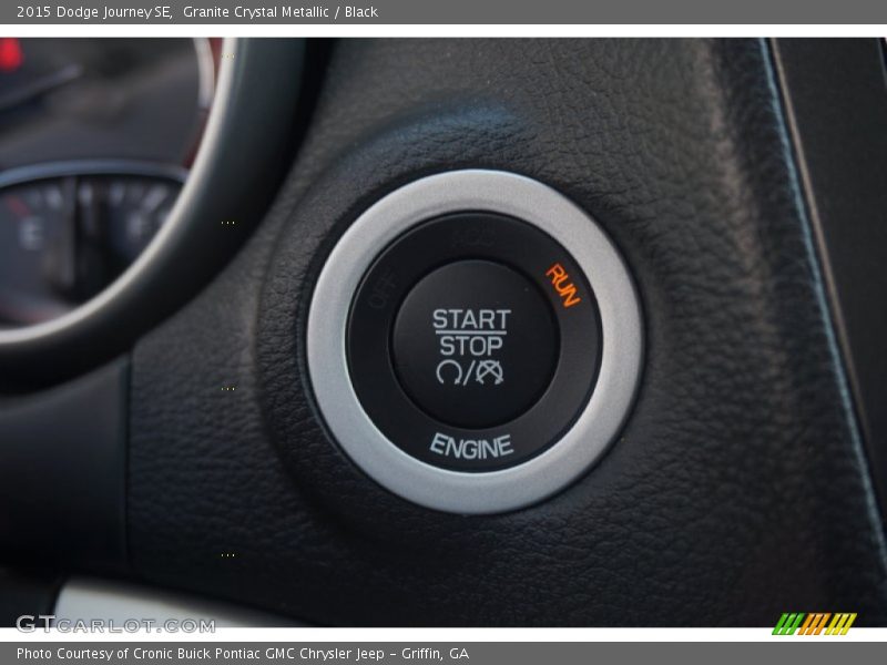 Granite Crystal Metallic / Black 2015 Dodge Journey SE