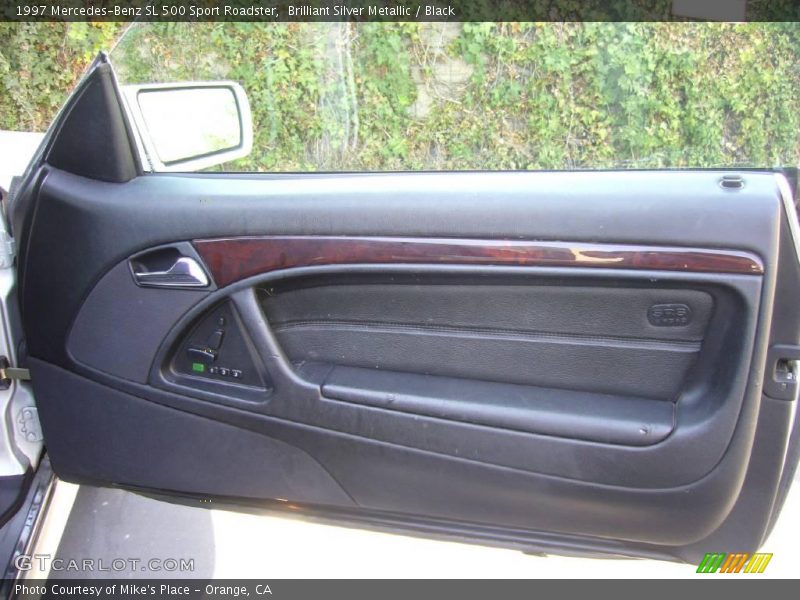 Brilliant Silver Metallic / Black 1997 Mercedes-Benz SL 500 Sport Roadster