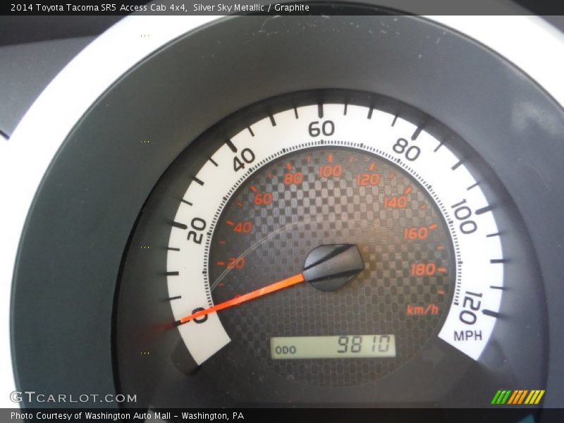 Silver Sky Metallic / Graphite 2014 Toyota Tacoma SR5 Access Cab 4x4