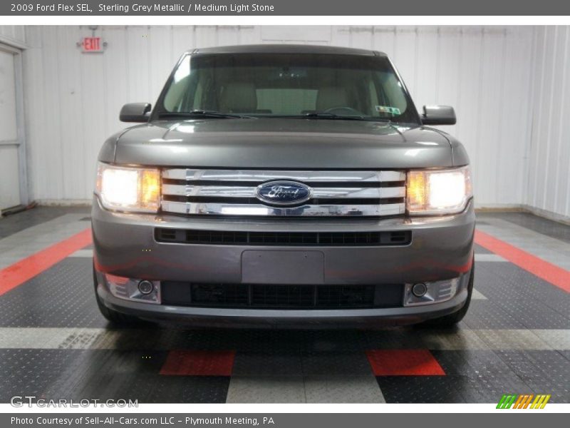 Sterling Grey Metallic / Medium Light Stone 2009 Ford Flex SEL