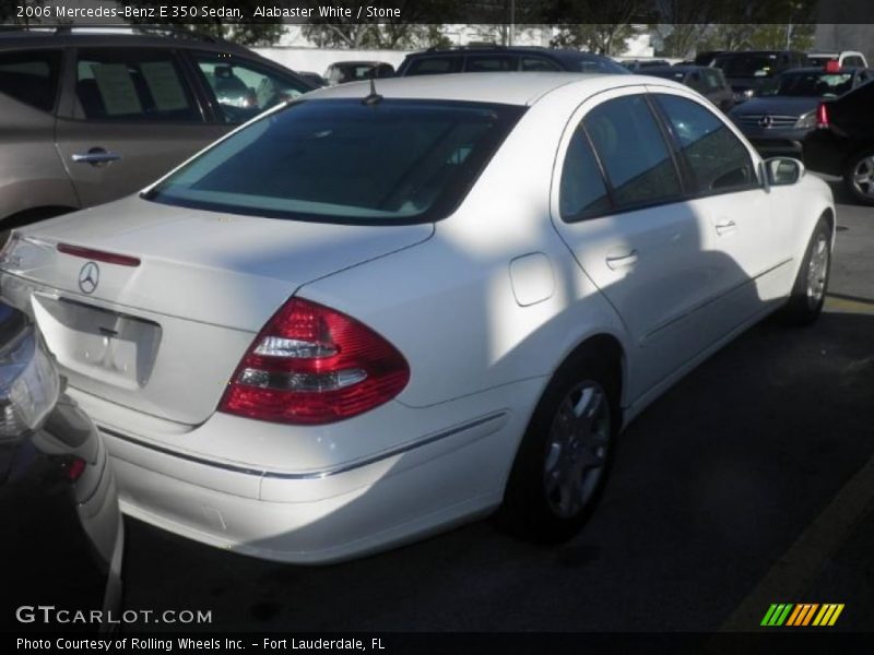 Alabaster White / Stone 2006 Mercedes-Benz E 350 Sedan
