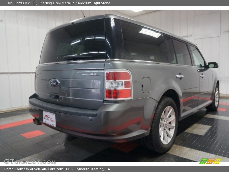 Sterling Grey Metallic / Medium Light Stone 2009 Ford Flex SEL