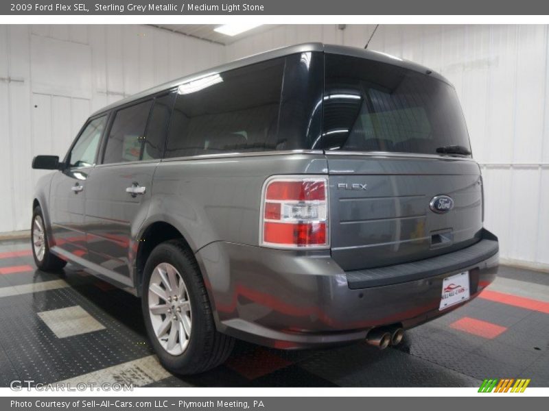 Sterling Grey Metallic / Medium Light Stone 2009 Ford Flex SEL