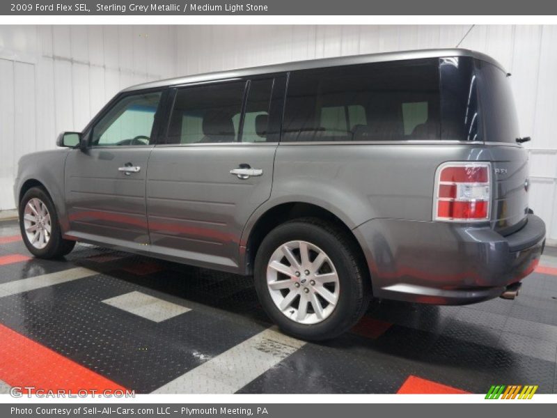 Sterling Grey Metallic / Medium Light Stone 2009 Ford Flex SEL