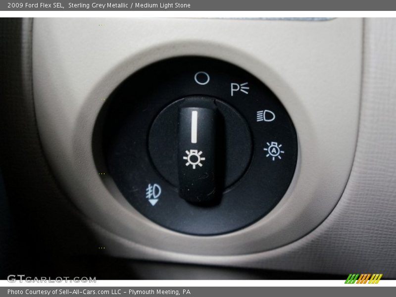 Sterling Grey Metallic / Medium Light Stone 2009 Ford Flex SEL