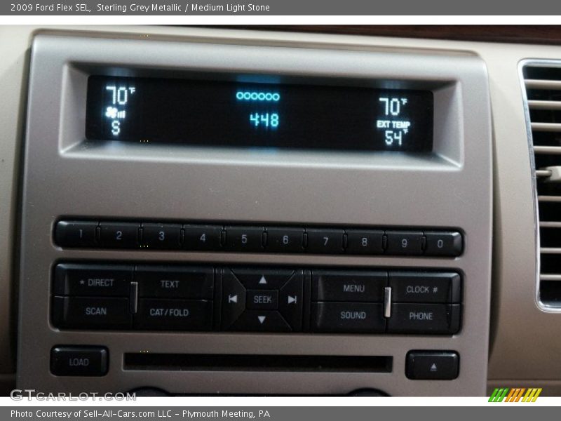 Sterling Grey Metallic / Medium Light Stone 2009 Ford Flex SEL