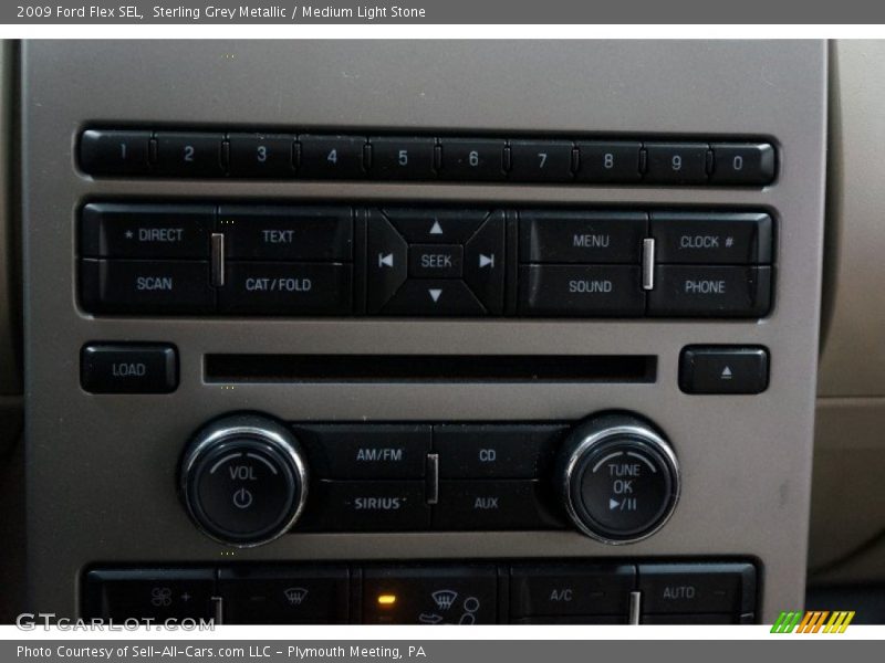 Sterling Grey Metallic / Medium Light Stone 2009 Ford Flex SEL