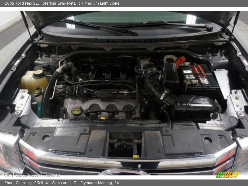 Sterling Grey Metallic / Medium Light Stone 2009 Ford Flex SEL