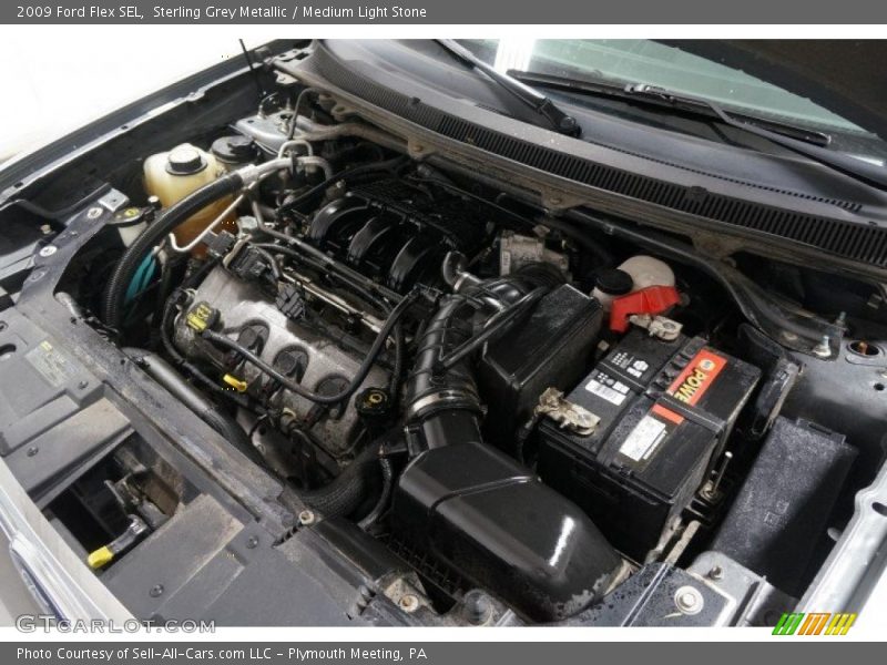 Sterling Grey Metallic / Medium Light Stone 2009 Ford Flex SEL