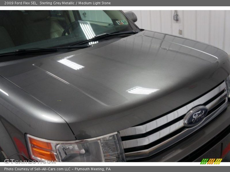 Sterling Grey Metallic / Medium Light Stone 2009 Ford Flex SEL