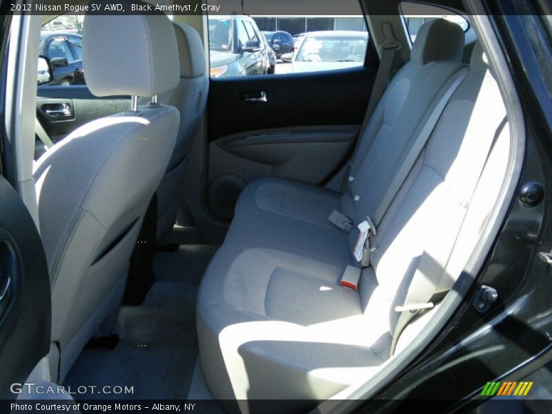 Black Amethyst / Gray 2012 Nissan Rogue SV AWD