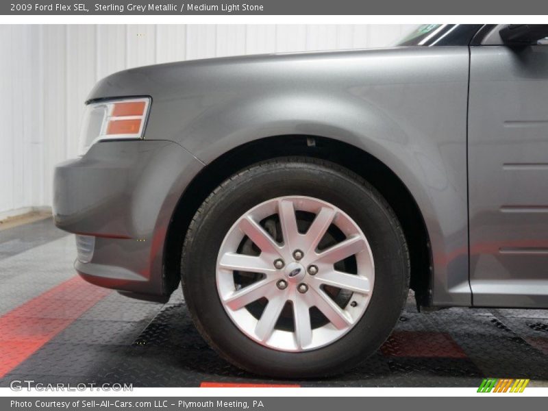 Sterling Grey Metallic / Medium Light Stone 2009 Ford Flex SEL