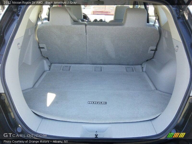 Black Amethyst / Gray 2012 Nissan Rogue SV AWD