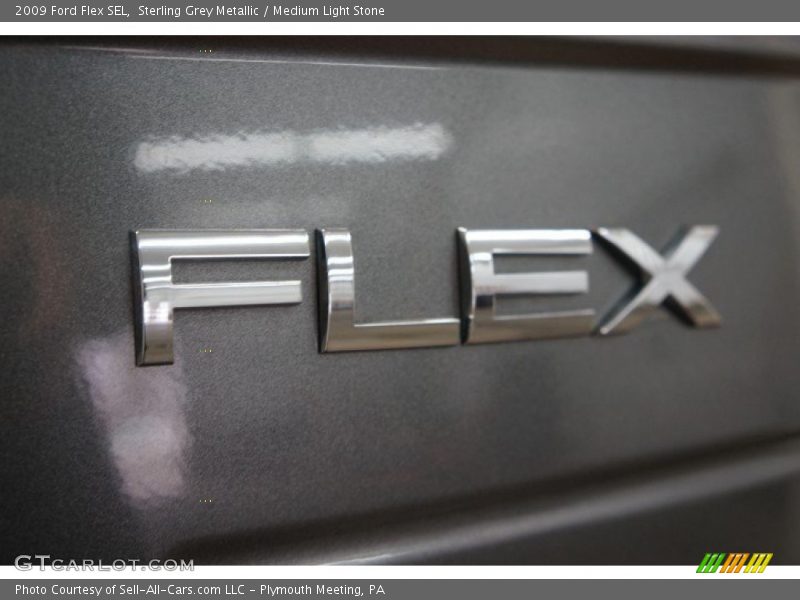 Sterling Grey Metallic / Medium Light Stone 2009 Ford Flex SEL