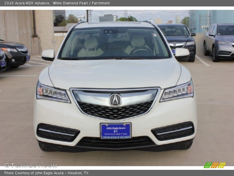 White Diamond Pearl / Parchment 2016 Acura MDX Advance