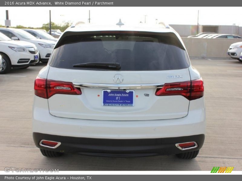 White Diamond Pearl / Parchment 2016 Acura MDX Advance
